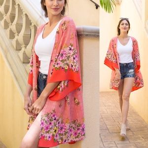 BUY1 GET1 4 FREE NWT Oversized Kimono MADE IN USA